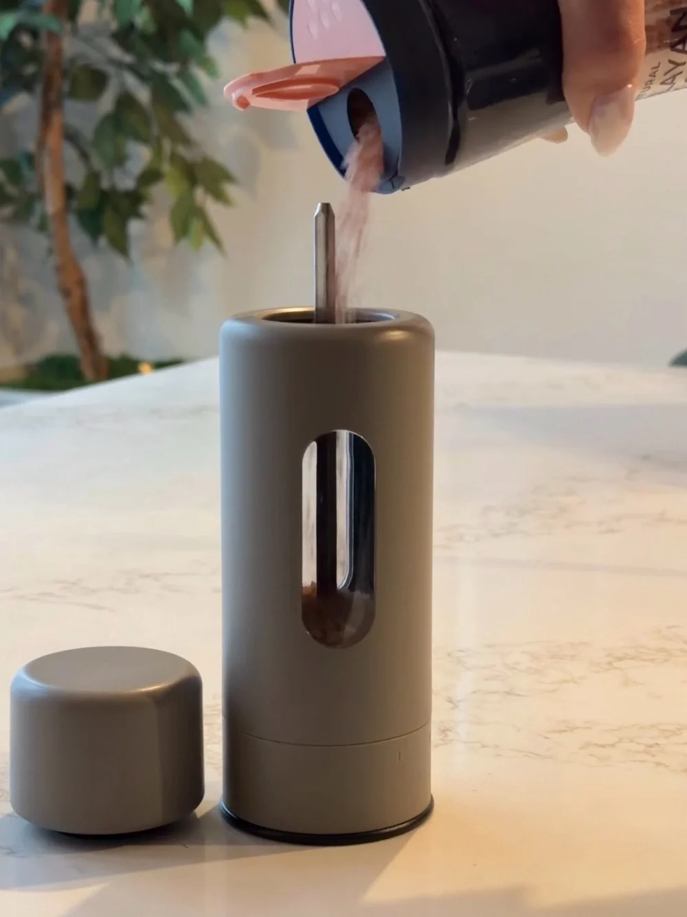 Amazon Olive Green Silicone Spice Grinder Mill